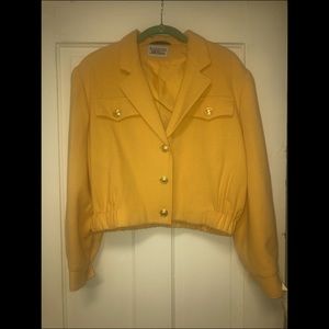 Blassport by Bill Blass Bomber style Wool Jacket